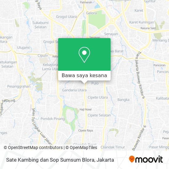 Peta Sate Kambing dan Sop Sumsum Blora