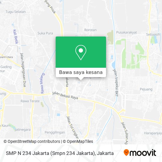 Peta SMP N 234 Jakarta (Smpn 234 Jakarta)
