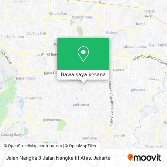 Peta Jalan Nangka 3 Jalan Nangka III Atas
