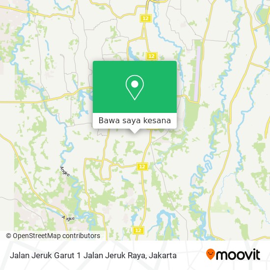 Peta Jalan Jeruk Garut 1 Jalan Jeruk Raya