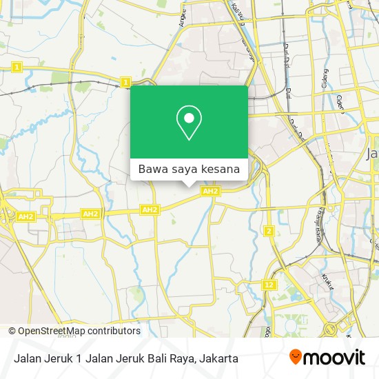 Peta Jalan Jeruk 1 Jalan Jeruk Bali Raya