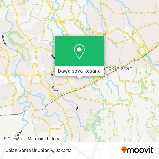 Peta Jalan Samosir Jalan V