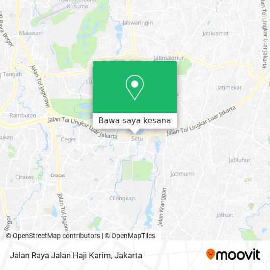 Peta Jalan Raya Jalan Haji Karim