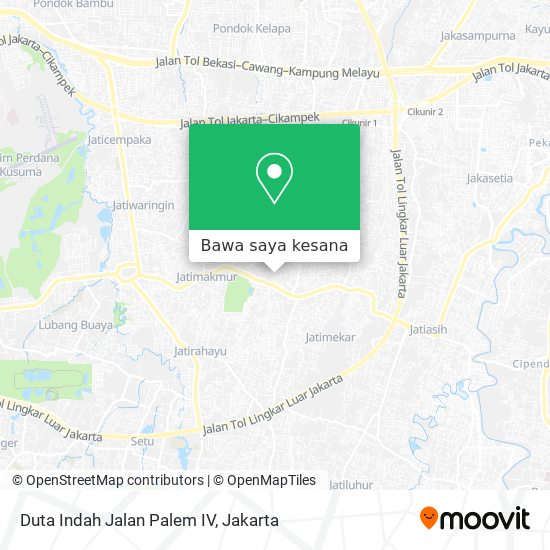 Peta Duta Indah Jalan Palem IV