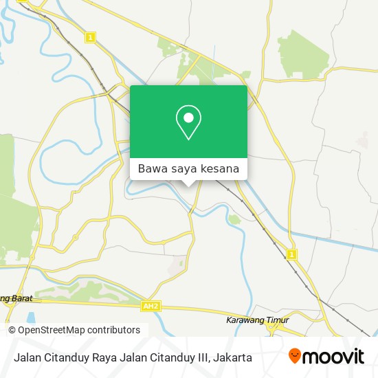 Peta Jalan Citanduy Raya Jalan Citanduy III
