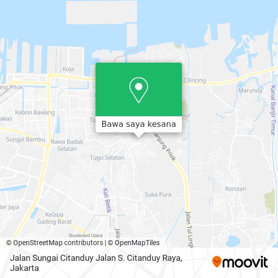 Peta Jalan Sungai Citanduy Jalan S. Citanduy Raya