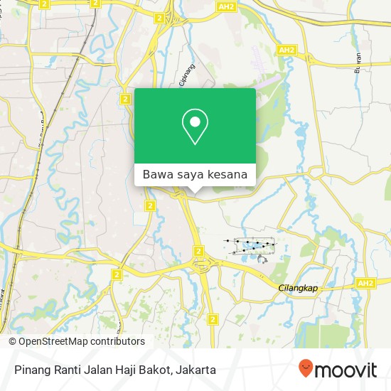 Peta Pinang Ranti Jalan Haji Bakot