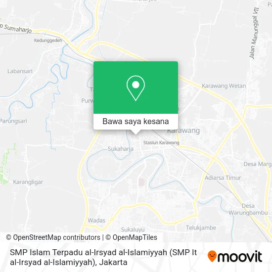Peta SMP Islam Terpadu al-Irsyad al-Islamiyyah (SMP It al-Irsyad al-Islamiyyah)