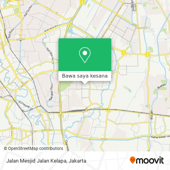 Peta Jalan Mesjid Jalan Kelapa