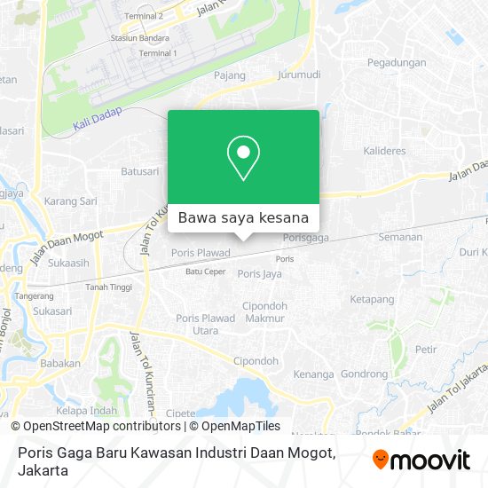 Peta Poris Gaga Baru Kawasan Industri Daan Mogot