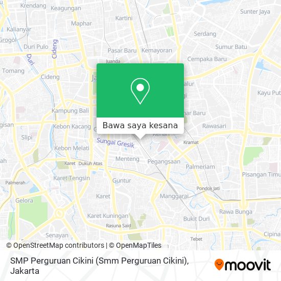 Peta SMP Perguruan Cikini (Smm Perguruan Cikini)