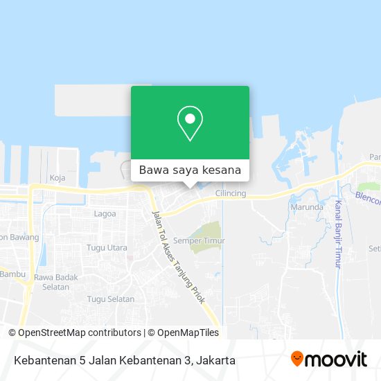 Peta Kebantenan 5 Jalan Kebantenan 3