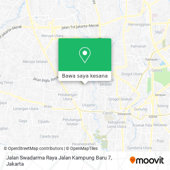 Peta Jalan Swadarma Raya Jalan Kampung Baru 7