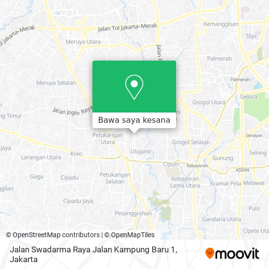 Peta Jalan Swadarma Raya Jalan Kampung Baru 1