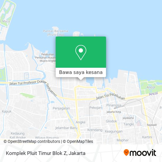 Peta Komplek Pluit Timur Blok Z