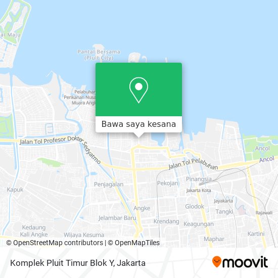 Peta Komplek Pluit Timur Blok Y