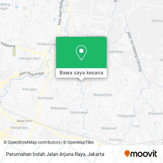 Peta Perumahan Indah Jalan Arjuna Raya