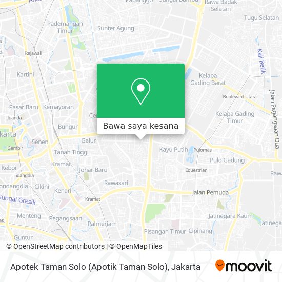 Peta Apotek Taman Solo (Apotik Taman Solo)