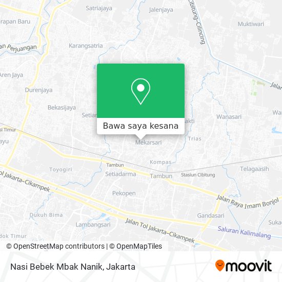 Peta Nasi Bebek Mbak Nanik