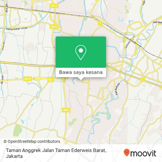 Peta Taman Anggrek Jalan Taman Ederweis Barat