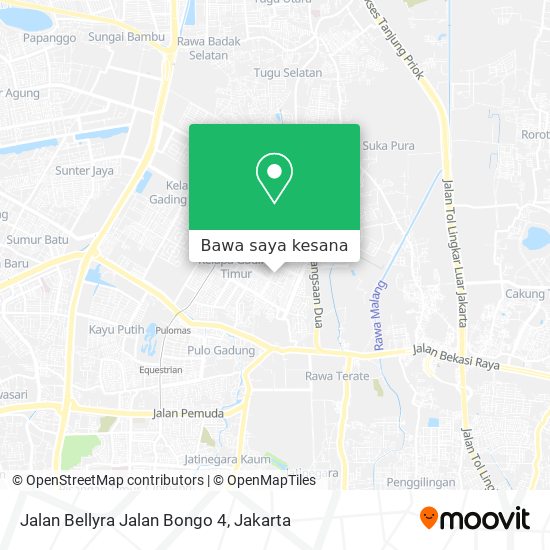 Peta Jalan Bellyra Jalan Bongo 4