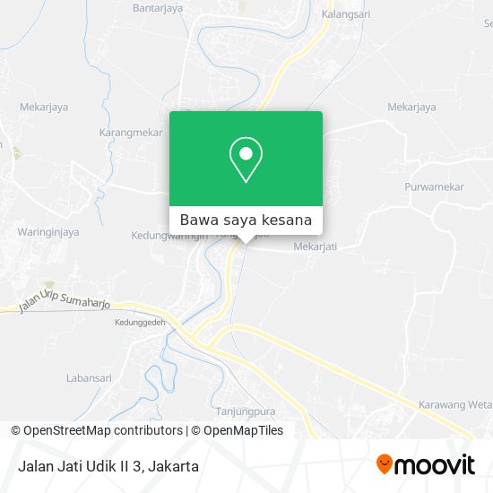 Peta Jalan Jati Udik II 3