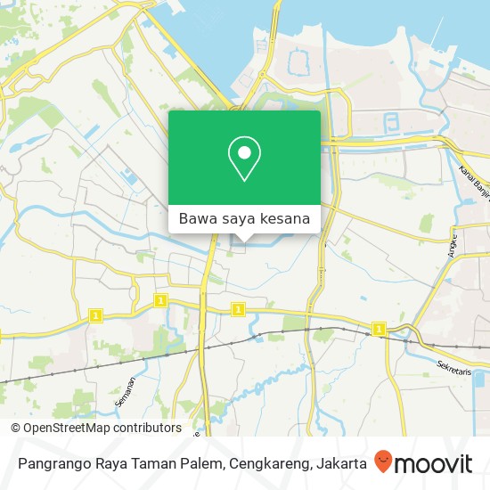 Peta Pangrango Raya Taman Palem, Cengkareng