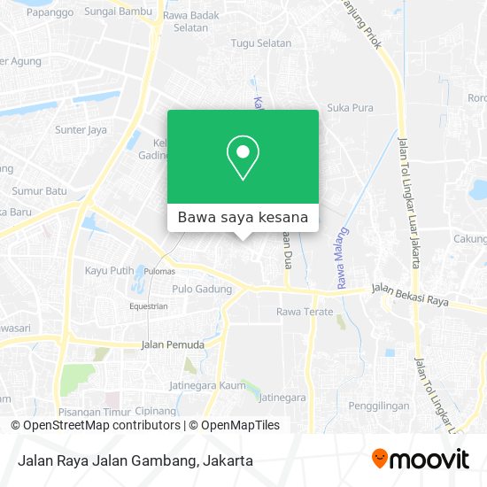 Peta Jalan Raya Jalan Gambang