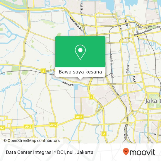 Peta Data Center Integrasi * DCI, null