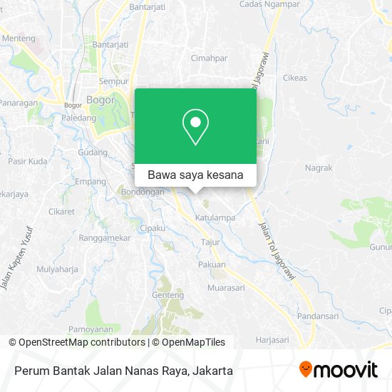 Peta Perum Bantak Jalan Nanas Raya