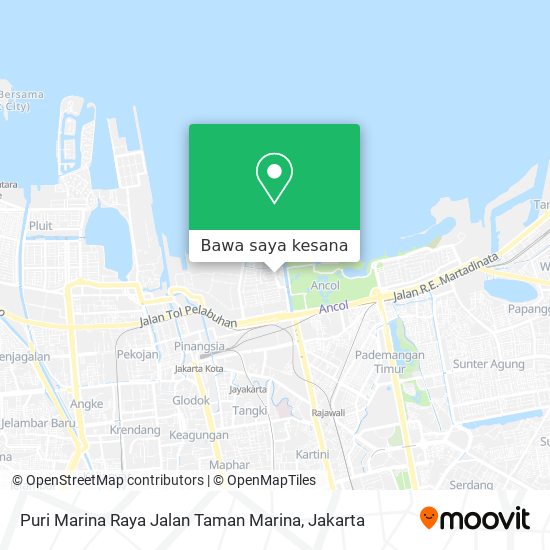 Peta Puri Marina Raya Jalan Taman Marina