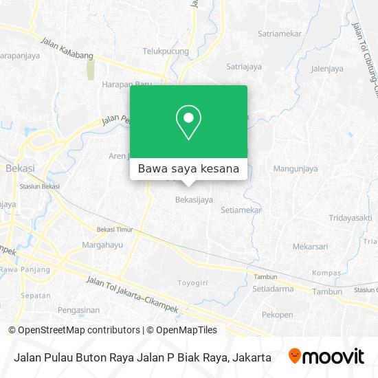 Peta Jalan Pulau Buton Raya Jalan P Biak Raya