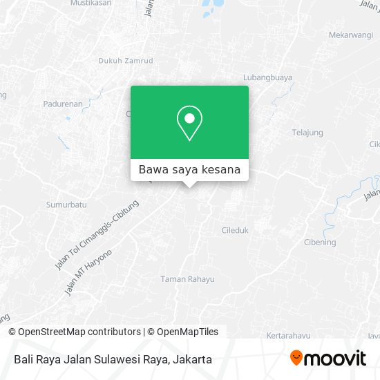 Peta Bali Raya Jalan Sulawesi Raya