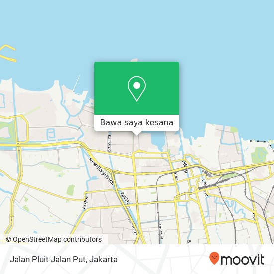 Peta Jalan Pluit Jalan Put