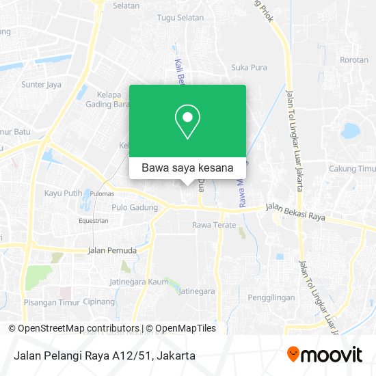 Peta Jalan Pelangi Raya A12/51