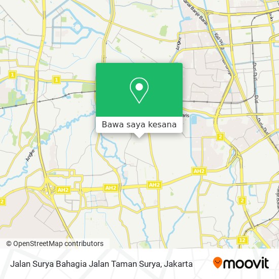 Peta Jalan Surya Bahagia Jalan Taman Surya