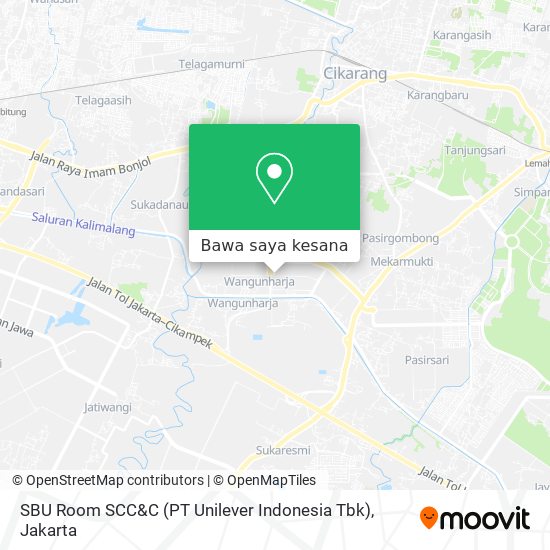 Peta SBU Room SCC&C (PT Unilever Indonesia Tbk)