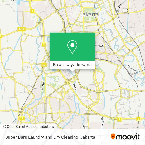 Peta Super Baru Laundry and Dry Cleaning