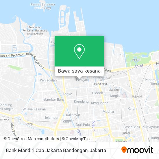 Peta Bank Mandiri Cab Jakarta Bandengan