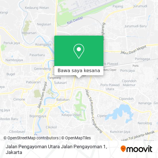 Peta Jalan Pengayoman Utara Jalan Pengayoman 1