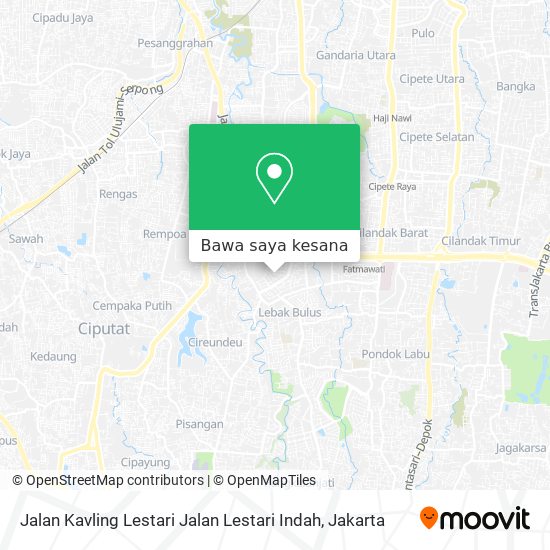 Peta Jalan Kavling Lestari Jalan Lestari Indah