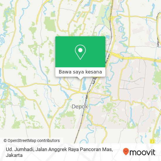 Peta Ud. Jumhadi, Jalan Anggrek Raya Pancoran Mas