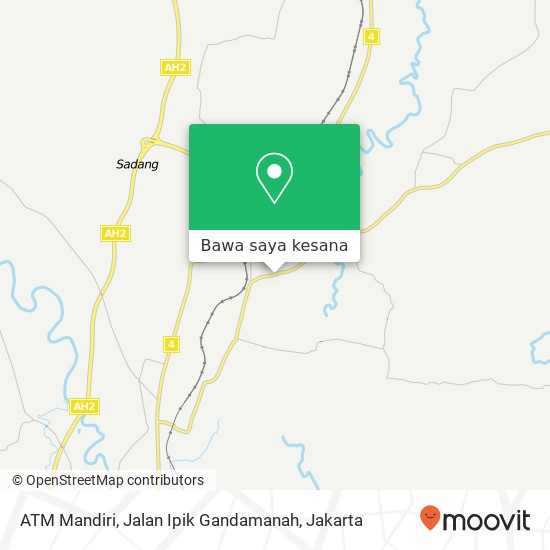 Peta ATM Mandiri, Jalan Ipik Gandamanah