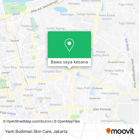 Peta Yanti Budiman Skin Care