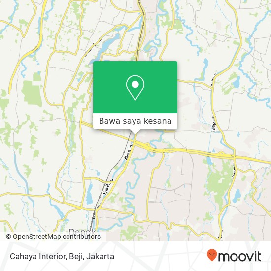 Peta Cahaya Interior, Beji