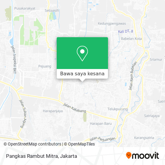 Peta Pangkas Rambut Mitra