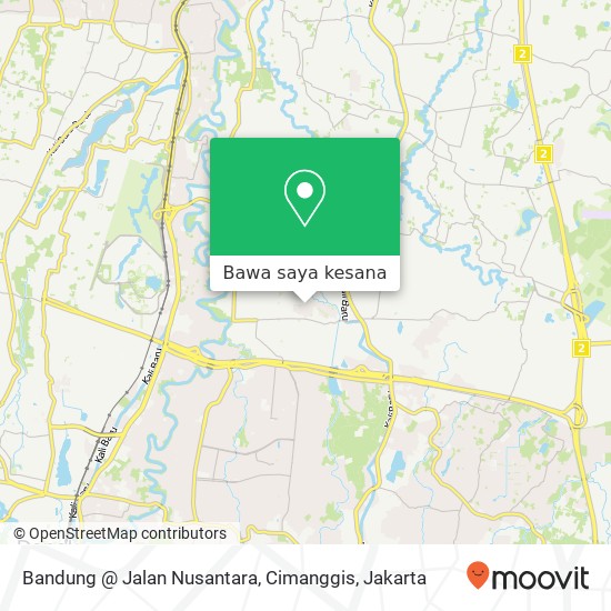 Peta Bandung @ Jalan Nusantara, Cimanggis