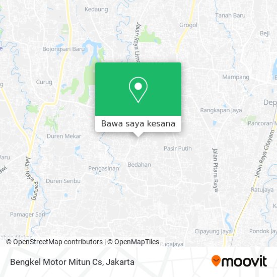 Peta Bengkel Motor Mitun Cs