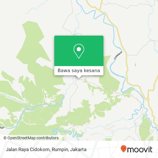 Peta Jalan Raya Cidokom, Rumpin