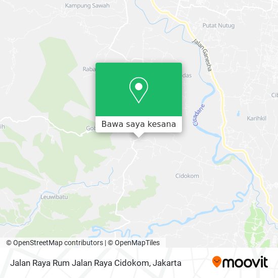 Peta Jalan Raya Rum Jalan Raya Cidokom